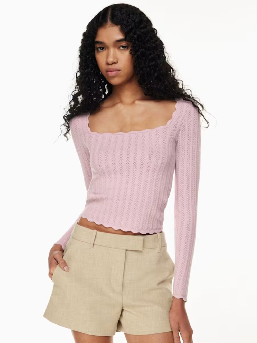 Wilfred Aritzia Parcel Sweater Loudy Lilac Purple M NWT
